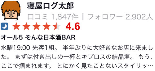 食べログ口コミ
